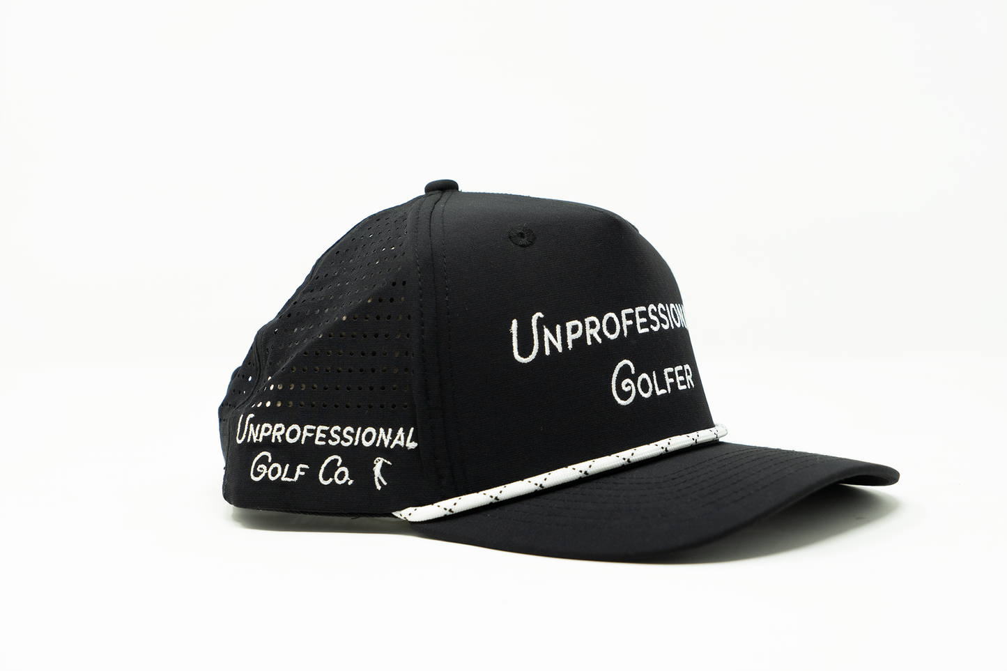 The Black Unprofessional Golfer Hat